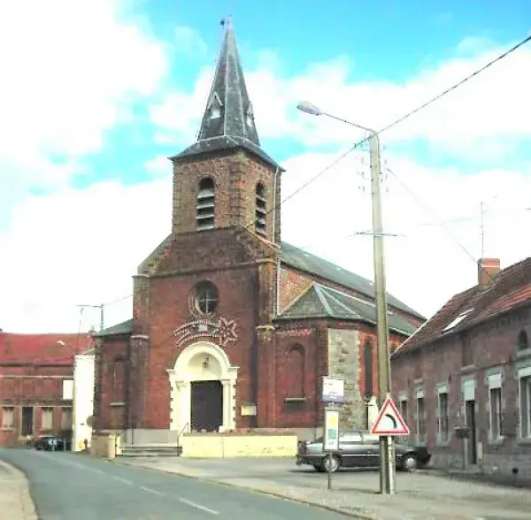 L’église d’Elesmes rebâtie en 1923